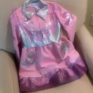 Chasing Fireflies Unicorn Cowgirl Costume size 6